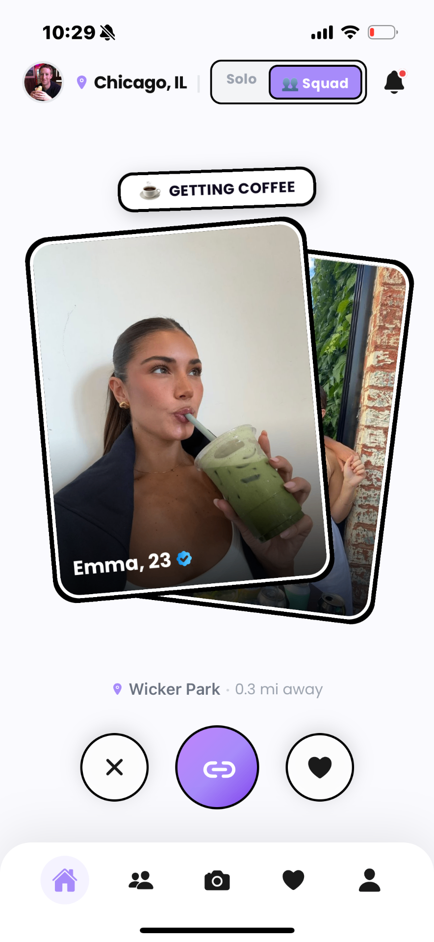 Showup app β Squads nearby